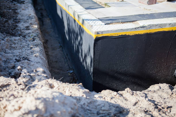 Residential Waterproofing installation at a Murfreesboro, NC home by SJ Waterproofing Pros